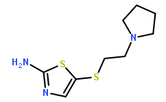 5-(2-(吡咯烷-1-基)乙硫基)噻唑-2-胺