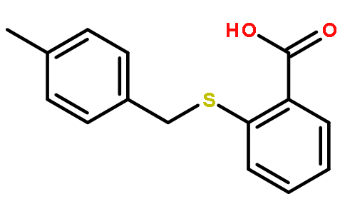 2-((4-Methylbenzyl)thio)benzoic acid