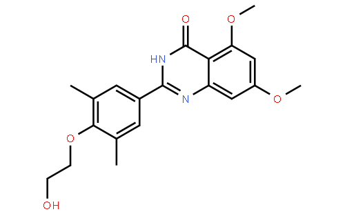 2-(4-(2-Hydroxyethoxy)-3,5-dimethylphenyl)-5,7-dimethoxyquinazolin-4(3H)-one