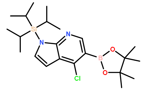 4-Chloro-1-(triisopropylsilyl)-1H-pyrrolo[2,3-B]pyridine-5-boronic acid pinacol ester