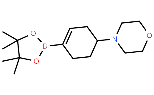 4-(4-(4,4,5,5-tetramethyl-1,3,2-dioxaborolan-2-yl)cyclohex-3-enyl)morpholine
