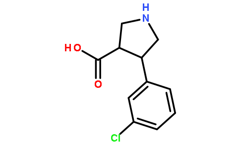 (3S,4R)-4-(3-氯苯基)吡咯烷-3-羧酸