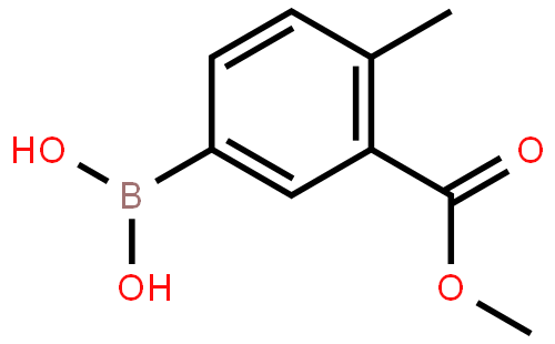 Benzoic acid, 5-borono-2-methyl-, 1-methyl ester