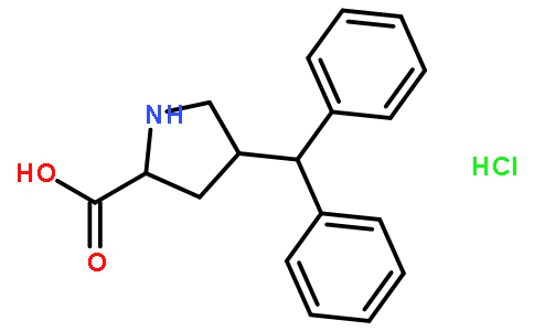 (2S,4S)-4-benzhydrylpyrrolidine-2-carboxylic acid hydrochloride