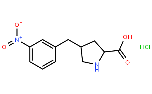 (2S,4R)-4-(3-nitrobenzyl)pyrrolidine-2-carboxylic acid hydrochloride