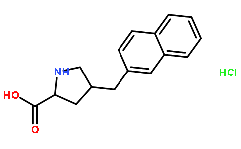 (2S,4R)-4-(naphthalen-2-ylmethyl)pyrrolidine-2-carboxylic acid hydrochloride