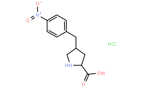(2S,4R)-4-(4-nitrobenzyl)pyrrolidine-2-carboxylic acid hydrochloride