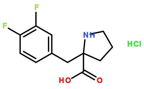 (R)-alpha-(3,4-difluorobenzyl)-proline-HCl