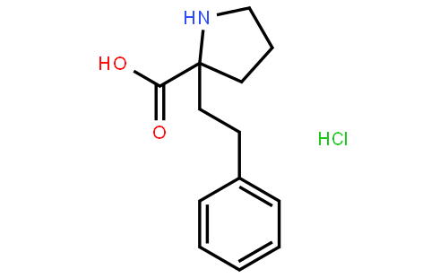 (S)-alpha-phenethyl-L-proline-HCl