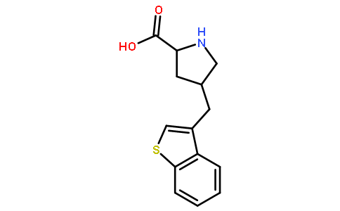 (2S,4R)-4-(benzo[b]thiophen-3-ylmethyl)pyrrolidine-2-carboxylic acid