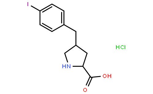 (2S,4R)-4-(4-iodobenzyl)pyrrolidine-2-carboxylic acid hydrochloride