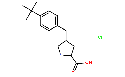 (2S,4R)-4-(4-tert-butylbenzyl)pyrrolidine-2-carboxylic acid hydrochloride