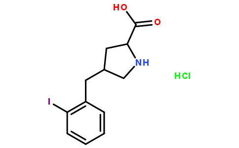 (2S,4R)-4-(2-iodobenzyl)pyrrolidine-2-carboxylic acid hydrochloride
