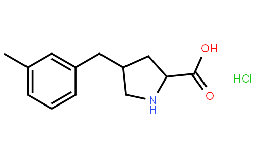 (2S,4R)-4-(3-methylbenzyl)pyrrolidine-2-carboxylic acid hydrochloride