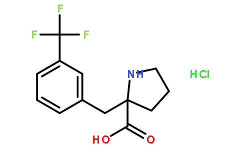 (R)-alpha-(3-trifluoromethylbenzyl)-proline-HCl