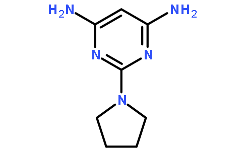 2-(Pyrrolidin-1-yl)pyrimidine-4,6-diamine