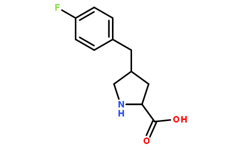 (2S,4R)-4-(4-fluorobenzyl)pyrrolidine-2-carboxylic acid