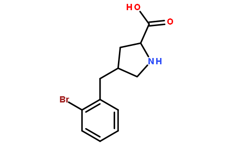 (2S,4R)-4-(2-bromobenzyl)pyrrolidine-2-carboxylic acid