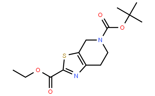 6,7-二氢噻唑并[5,4-c]吡啶-2,5(4H)-二甲酸 5-叔丁酯 2-乙酯