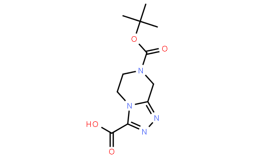 7-(tert-Butoxycarbonyl)-5,6,7,8-tetrahydro-[1,2,4]triazolo[4,3-a]pyrazine-3-carboxylic acid