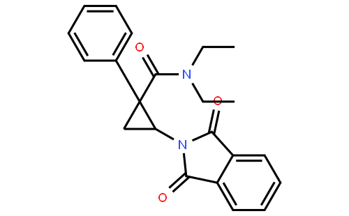 顺式-2-[(1,3-二氢-1,3-二氧-2H-异吲哚-2-基)甲基-N,N-二乙基-1-苯基环丙烷甲酰胺