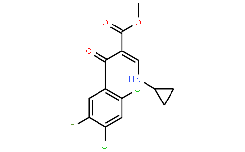 2-(2,4-二氯-5-氟苯甲酰基)-3-环丙胺基丙烯酸甲酯
