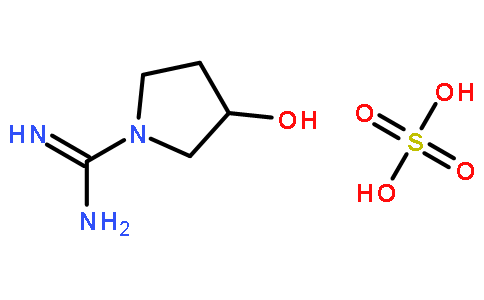3-羟基-1-甲脒吡咯烷半硫酸盐