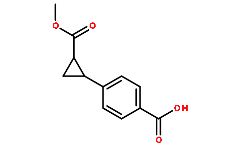 4-(2-(Methoxycarbonyl)cyclopropyl)benzoic acid