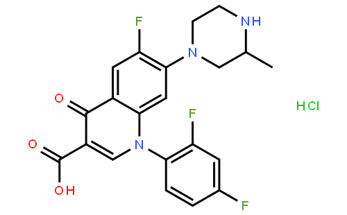 Temafloxacin hydrochloride