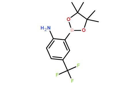2-(4,4,5,5-Tetramethyl-1,3,2-dioxaborolan-2-yl)-4-(trifluoromethyl)aniline