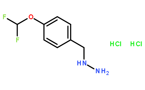 [4-(DIFLUOROMETHOXY)BENZYL]HYDRAZINE DIHYDROCHLORIDE