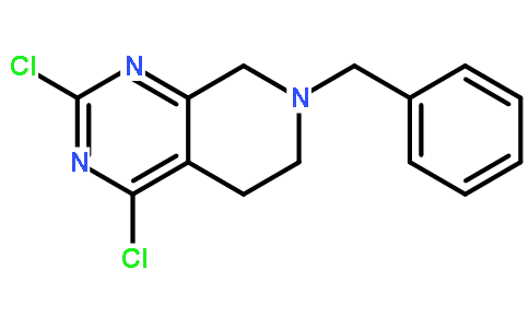 7-Benzyl-2,4-dichloro-5,6,7,8-tetrahydropyrido[3,4-d]pyrimidine