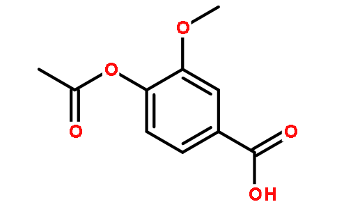 4-乙酰氧基-3-甲氧基苯甲酸
