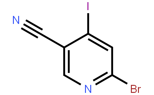 2-BROMO-4-IODO-5-CYANOPYRIDINE