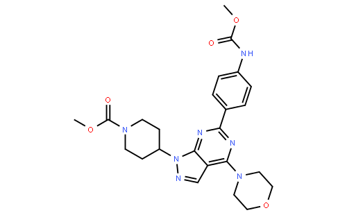 4-[6-[4-[(甲氧羰基)氨基]苯基]-4-(4-吗啉基)-1H-吡唑并[3,4-D]嘧啶-1-基]-1-哌啶羧酸甲酯