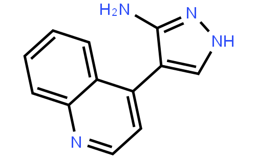 4-(quinolin-4-yl)-1H-pyrazol-5-amine