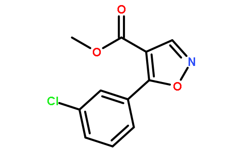 METHYL 5-(3-CHLOROPHENYL)ISOXAZOLE-4-CARBOXYLATE