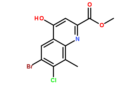 Methyl 6-bromo-7-chloro-4-hydroxy-8-methylquinoline-2-carboxylate