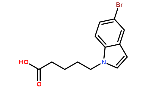 5-(5-Bromo-1H-indol-1-yl)pentanoic acid