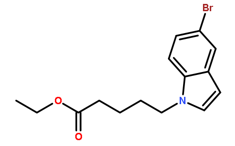 Ethyl 5-(5-bromo-1H-indol-1-yl)pentanoate