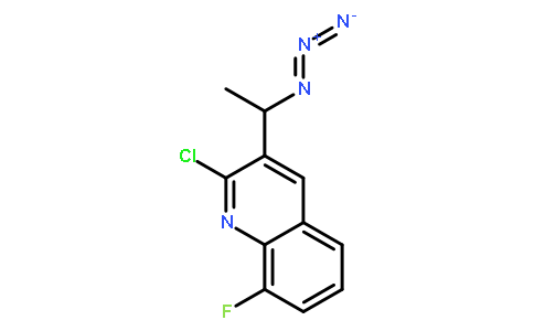 (S)-3-(1-Azidoethyl)-2-chloro-8-fluoroquinoline