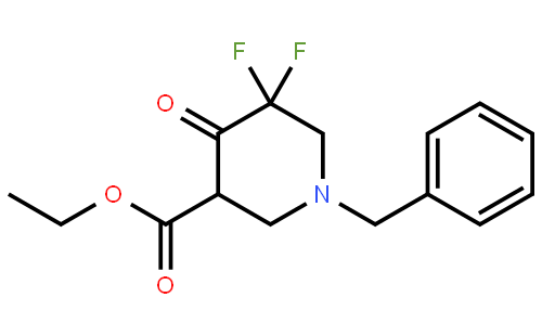ethyl 1-benzyl-5,5-difluoro-4-oxopiperidine-3-carboxylate