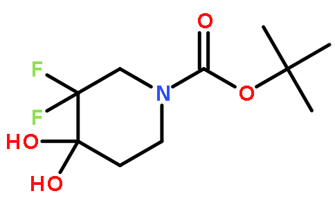 TERT-BUTYL 3,3-DIFLUORO-4,4-DIHIDROXYPIPERIDINE-1-CARBOXYLATE