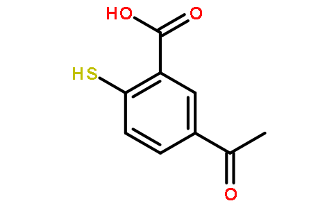 5-Acetyl-2-mercaptobenzoic acid