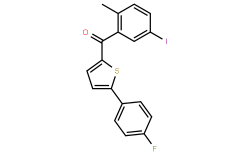 (5-(4-氟苯基)噻吩-2-基)(5-碘-2-甲基苯基)甲酮