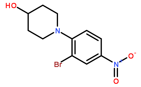 1-(2-Bromo-4-nitrophenyl)piperidin-4-ol