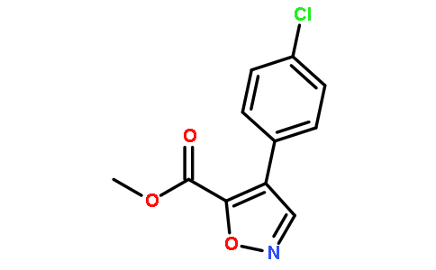 Methyl 4-(4-chlorophenyl)isoxazole-5-carboxylate