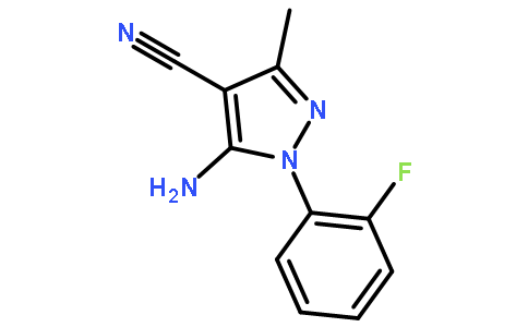 5-Amino-1-(2-fluorophenyl)-3-methyl-1H-pyrazole-4-carbonitrile