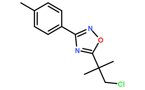 5-(1-Chloro-2-methylpropan-2-yl)-3-(p-tolyl)-1,2,4-oxadiazole