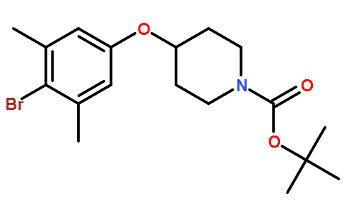 1-BOC-4-(4-溴-3,5-二甲基苯氧基)哌啶